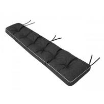 Lauko kėdės pagalvėlė Hobbygarden Etna 120ET4CAE8, juoda sp., 120 x 40 cm