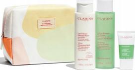 Veido priežiūros priemonių rinkinys Clarins Cleansing Essentials Combination to Oily, 415 ml, 4 vnt.