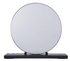 Veidrodis Kayoom Glamory 125, su apšvietimu, pastatomas, 60 cm x 53 cm, juoda sp.