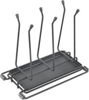 Indų džiovykla Metaltex Lava, 25 cm x 14 cm x 22 cm, nerūdijantysis plienas/polipropilenas (pp), juoda sp.