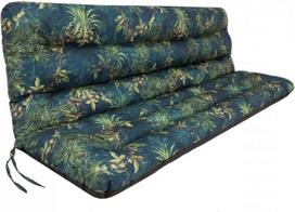 Lauko kėdės pagalvėlė Hobbygarden Ania PH8ZIT16, mėlyna sp./žalia sp., 180 x 110 cm