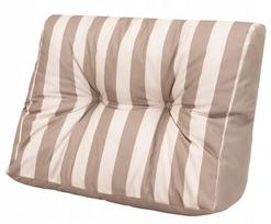 Lauko baldų pagalvė Hobbygarden Leo Short Back LEKBEP9, balta sp./smėlio sp., 40 x 60 cm