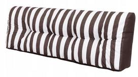 Lauko baldų pagalvė Hobbygarden Leo Long Back LEDBRP11, ruda sp./balta sp., 40 x 120 cm