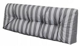 Lauko baldų pagalvė Hobbygarden Leo Long Back LEDPPP8, balta sp./pilka sp., 40 x 120 cm