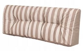 Lauko baldų pagalvė Hobbygarden Leo Long Back LEDBEP9, balta sp./smėlio sp., 40 x 120 cm