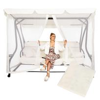 Tinklelis nuo vabzdžių Springos GS0025M, šviesiai ruda - ecru, 165 cm x 680 cm