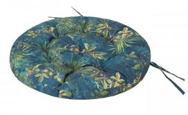 Lauko kėdės pagalvėlė Hobbygarden Stork Small Ekolen STMZIT9, mėlyna sp./žalia sp., 65 x 65 cm