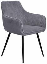 Valgomojo kėdė Homla Satori Faso 231091, matinė, juoda sp./pilka sp., 62 cm x 58 cm x 79 cm