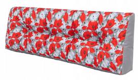 Lauko baldų pagalvė Hobbygarden Leo Long Back LEDPZM5, raudona sp./pilka sp., 40 x 120 cm