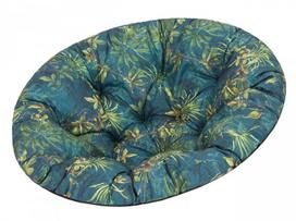Lauko kėdės pagalvėlė Hobbygarden Soa Ekolen SOAZIT9, mėlyna sp./žalia sp., 114 x 114 cm