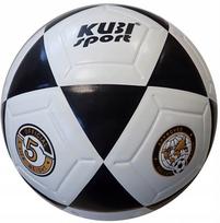 Futbolo kamuolys KUBIsport, 5 dydis, balta sp./juoda sp.