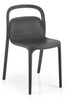 Valgomojo kėdė K490, juoda sp., 55 cm x 46 cm x 80 cm