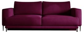Sofa Dalia Velvetmat 25, tamsiai violetinė sp., 95 x 260 cm x 90 cm