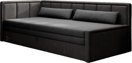 Sofa Fulgeo Poco 4, Poco 10, pilka sp., kairinė, 82 x 214 cm x 77 cm