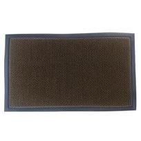Durų kilimėlis Domoletti 3D, juoda sp./oranžinė sp., 40 cm x 60 cm x 1 cm