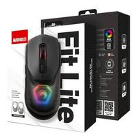 Laidinė žaidimų pelė Marvo Fit Lite G1 *, usb / ps/2 laidas, juoda sp.