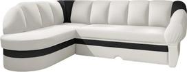 Kampinė sofa Benano Soft 17 & Soft 11, balta sp., kairinė, 180 x 250 cm x 85 cm