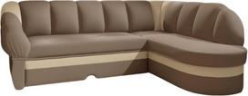 Kampinė sofa Benano Soft 15 & Soft 18, ruda sp., dešininė, 180 x 250 cm x 85 cm