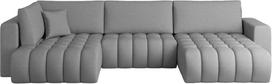 Kampinė sofa Bonito Flores 4, pilka sp., dešininė, 170 x 340 cm x 92 cm
