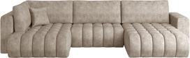 Kampinė sofa Bonito Leve 18, šviesiai ruda sp., dešininė, 170 x 340 cm x 92 cm
