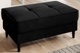 Pufas Bellis Loco 10, juoda sp., 62 cm x 97 cm x 42 cm