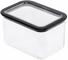 Birių produktų indas Branq Neroli, 1 l, skaidri sp./juoda sp.
