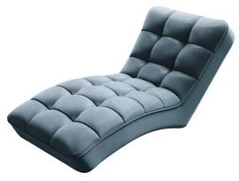 Šezlongas Loren Nube 40, žydra sp., 170 cm x 85 cm x 85 cm