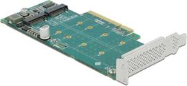 Išplėtimo kortelė Delock PCI Express x8 Card to 2 x internal NVMe M.2 Key M