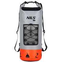 Neperšlampamas krepšys Nils Camp NC17108, 25 l, oranžinė sp./pilka sp.