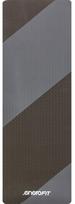 Kilimėlis fitnesui ir jogai Enero Fit, juoda sp./pilka sp., 183 cm x 61 cm x 1 cm