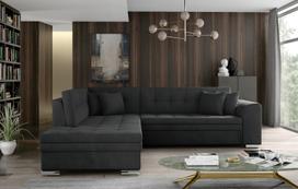 Kampinė sofa Pieretta Paros 06, tamsiai pilka sp., kairinė, 205 x 260 cm x 80 cm