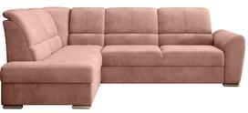 Kampinė sofa Siber Nube 24, rožinė sp., kairinė, 186 x 270 cm x 93 cm