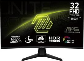 Monitorius MSI MAG 32C6X, VA, 250 Hz, FHD, 31.5"