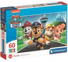 Dėlionė Clementoni Paw Patrol 26114, 23.5 cm x 33.5 cm, 60 vnt., įvairių spalvų