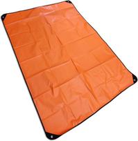 Patiesalas Atom Heat Blanket, 150 cm, aliuminio sp./juoda sp./oranžinė sp.