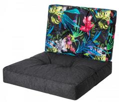 Lauko baldų pagalvių rinkinys Hobbygarden Kaja R3 KAJCKL14, juoda sp./įvairių spalvų, 39 x 68 cm