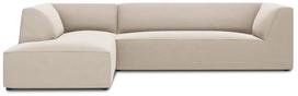 Kampinė sofa Micadoni Home Ruby 4 Seats, šviesiai ruda sp., kairinė, 273 x 180 cm x 69 cm