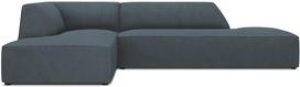 Kampinė sofa Micadoni Home Ruby Modular 4 Seats, mėlyna sp., kairinė, 273 x 180 cm x 69 cm