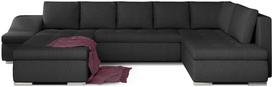Kampinė sofa Giovanni Inari 96, tamsiai pilka sp., kairinė, 200 x 340 cm x 88 cm