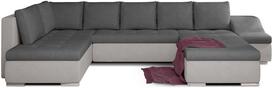 Kampinė sofa Giovanni Soro 93, Soro 83, tamsiai pilka sp., dešininė, 200 x 340 cm x 88 cm