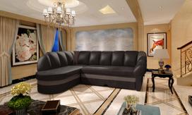 Kampinė sofa Benano Monolith 29/Monolith 09, juoda sp., kairinė, 180 x 250 cm x 85 cm