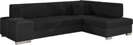 Kampinė sofa Fabio Sawana 14, Soft 11, juoda sp., dešininė, 167 x 268 cm x 73 cm