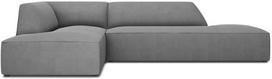 Kampinė sofa Micadoni Home Ruby Modular 4 Seats, pilka sp., kairinė, 273 x 180 cm x 69 cm