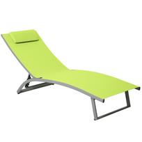 Lauko gultas Patio Summer, sidabro sp./geltona sp./žalia sp., 192 cm x 64 cm x 97 cm