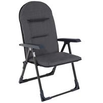 Lauko kėdė Patio Galaxy H024-07PB, antracito sp./juoda sp., 72 cm x 59 cm x 105 cm