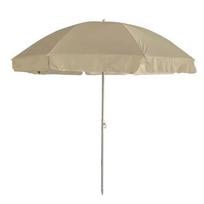 Sodo skėtis Patio Poly II, 240 cm, šviesiai ruda - ecru