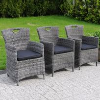 Lauko krėslas Patio Elizabeth, pilka sp., 64 cm x 63.5 cm x 91 cm