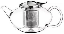 Arbatinukas su sieteliu Wilmax Tea Pot WL-888805/A, 1.05 l, nerūdijančiojo plieno sp./skaidri sp.