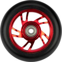 Priedas paspirtukams, ratukai Black Dragon Stunt Scooter Wheel Set Spoked Alu, juoda sp./raudona sp., 2 vnt.