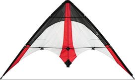 Aitvaras Dragon Fly Stunt Kite Ciara 115, 115 cm x 50 cm, balta sp./juoda sp./raudona sp.